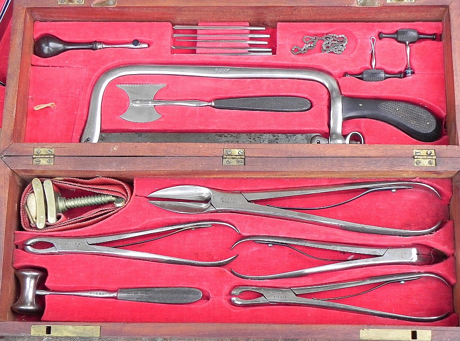 antique medical tools