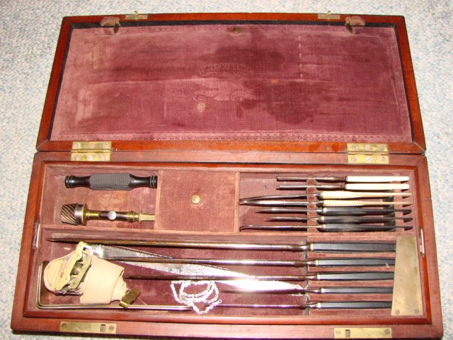 hernstein civil war surgical set